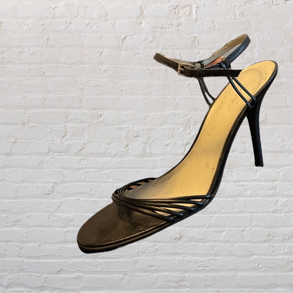 BCBGirls Black Strappy Stilettos